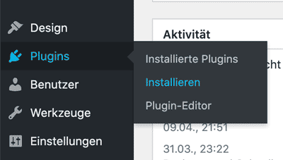 Plugin installieren